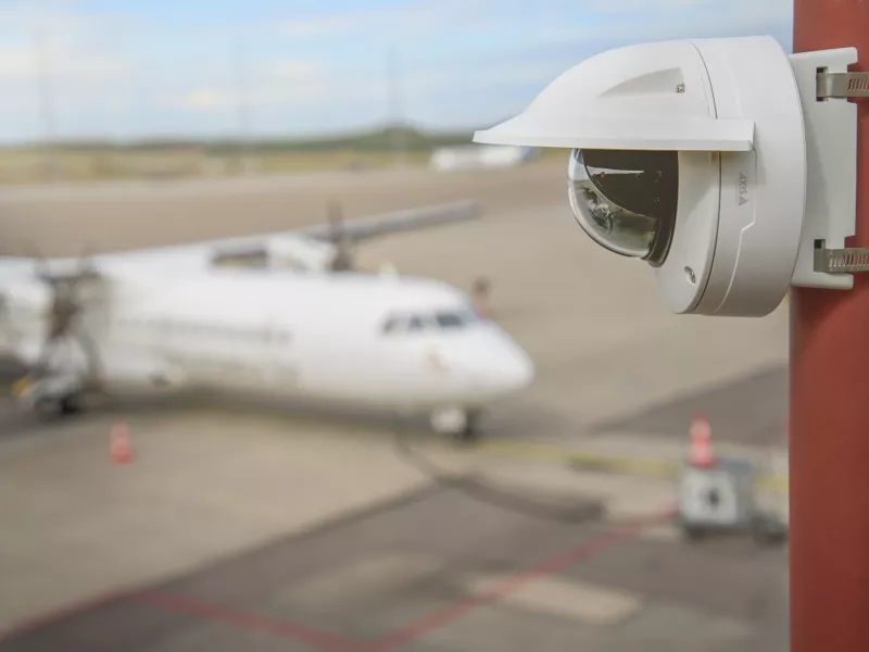 cctv camera at airport